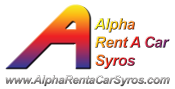 Alpha Rent a Car Syros Logo